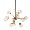 Paige 12-Light Chandelier with Oversized Globe Bulbs