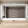 LED Bathroom Mirror, 36x60 inch Bathroom Vanity Mirrors with Lights, Mirrors for Wall with Smart Touch Button, Anti-Fog, Memory Function, Stepless Dim