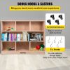 VEVOR Classroom Storage Cabinet Plywood 8-Section Preschool Storage Shelves 36 Inch High Classroom Cabinet Storage with Casters