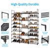 9 Tiers Shoe Rack Storage Organizer Shoe Shelf Organizer for Entryway Holds 50-55 Pairs Shoe; Stackable Shoe Cabinet Shoe Rack