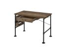 Endang Writing Desk; Weathered Oak & Black Finish YJ