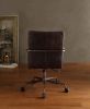 Harith Office Chair in Antique Slate Top Grain Leather YJ