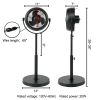 Simple Deluxe Industrial Retro Pedestal Fan, 360¬∞ Rotatable Stand Fan, 3 Speed Adjustable, Adjustable Height Pedestal Stand Fan Suitable for Industri