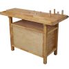 Wood Workbench - Wooden Workbench for Garage Workshop and Home