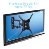 Full Motion, Crafted Steel, TV Mount Kit, Built in Leveler