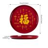 1pc New Year Fruit Tray Tribute Nuts; Home Living Room; Chinese Style National Housewarming