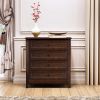 Solid Wood spray-painted drawer dresser bar,buffet tableware cabinet lockers buffet server console table lockers, retro round handle, applicable to th