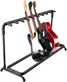 5 CORE Guitar Rack Stand Heavy Duty 9 Guitars Holder Universal Multi Storage for Band Stage Acoustic Electric and Bass Soporte Para Guitarra- GRack 9N (Style: GRack 9N1 OVAL)