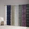 Ogee Knitted Jacquard Total Blackout Curtain Panel