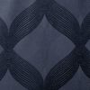 Ogee Knitted Jacquard Total Blackout Curtain Panel