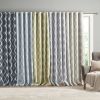 Printed Ikat Blackout Patio Curtain