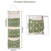 Wall Mounted Storage Bag Door Closet Hanging Storage Bag Organizer Waterproof 3 Pockets Pouch