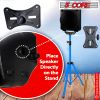 5 Core Speaker Stand Tripod Floor Heavy Duty Adjustable Up to 72 Inch DJ Studio Monitor Stands Pole Mount- SS HD SKY BLU BAG