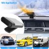 24V 150W Portable Car Heater Heating Fan 2 in 1 Defroster Defogger Demister Windshield Heater Automotive Cooling Fan with 360¬∞Rotating Base