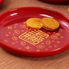 1pc New Year Fruit Tray Tribute Nuts; Home Living Room; Chinese Style National Housewarming