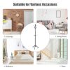 Entryway Height Adjustable Coat Stand with 9 Hooks