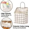 Simple Trendy Hanging Storage Bag; Double Side Pockets Organizer For Bedroom; Bathroom