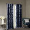 Ogee Knitted Jacquard Total Blackout Curtain Panel