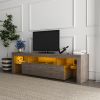 20 minutes quick assemble brown simple modern TV cabinet floor cabinet floor TV wall cabinet